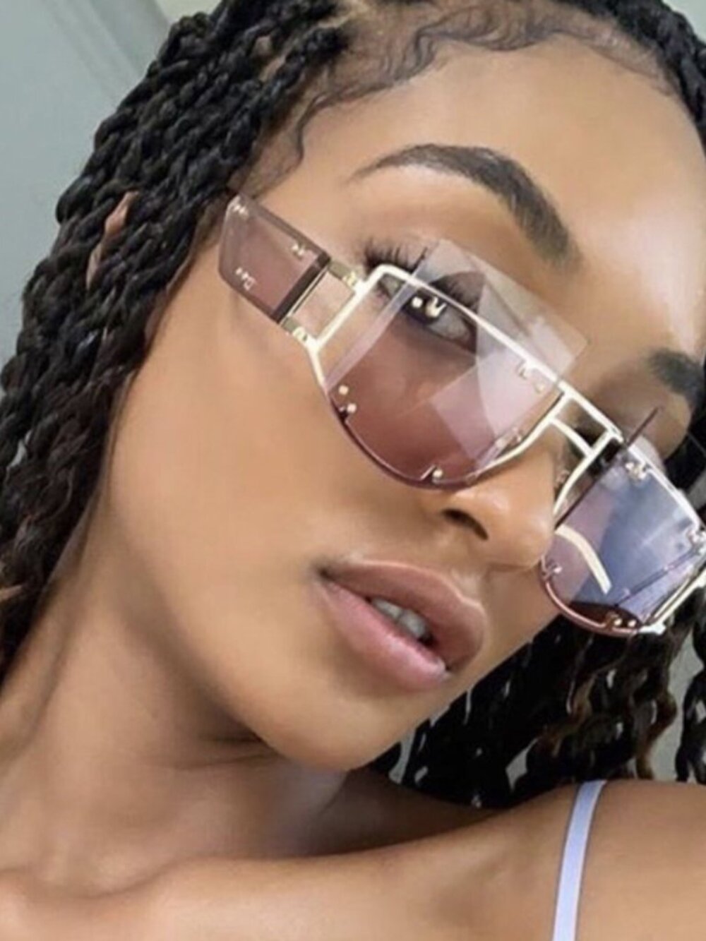 Personalized Sunglasses Hip Hop Fashion Trend Sunglasses